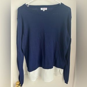 Just fab navy blue dress shirt